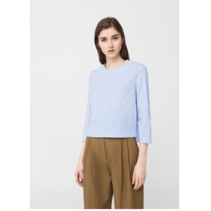 Mango Striped Cotton Top